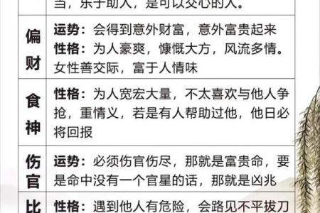 四柱八字流年详批：如何解读每年的运势变化