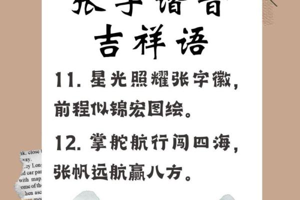 张姓男孩名字推荐：寓意吉祥与独特性并存