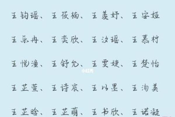 王姓宝宝名字大全及起名注意事项