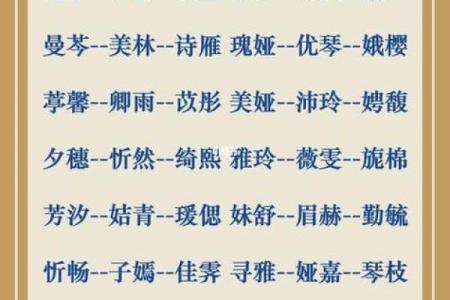 女宝宝起名宝典：寓意美好又富有诗意的名字