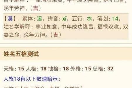 禾字五行属性解析及其相关含义